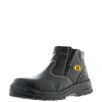 6” Zip-up Ankle Safety Boot (Black)