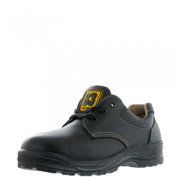 4” Low-cut Lace-up Safety Shoes (Black)